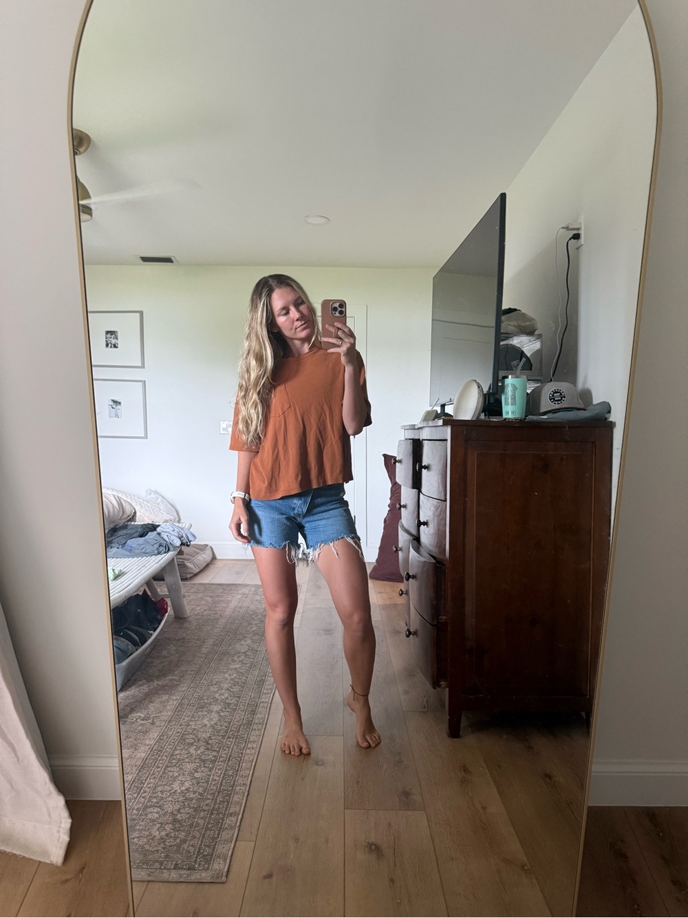 a new day Boxy Short Sleeve Tee - Rust